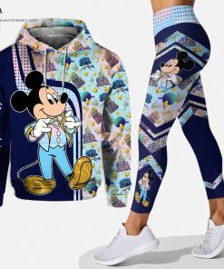 Custom Mickey Mouse And Magic Castle Hoodie and Leggings