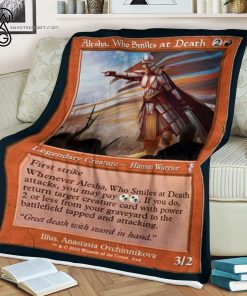 Game Magic The Gathering Alesha Who Smiles At Death Blanket