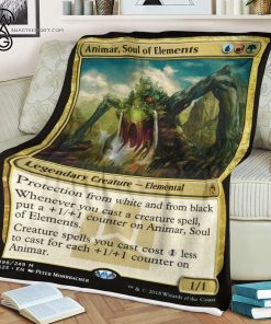 Game Magic The Gathering Animar Soul Of Elements Blanket
