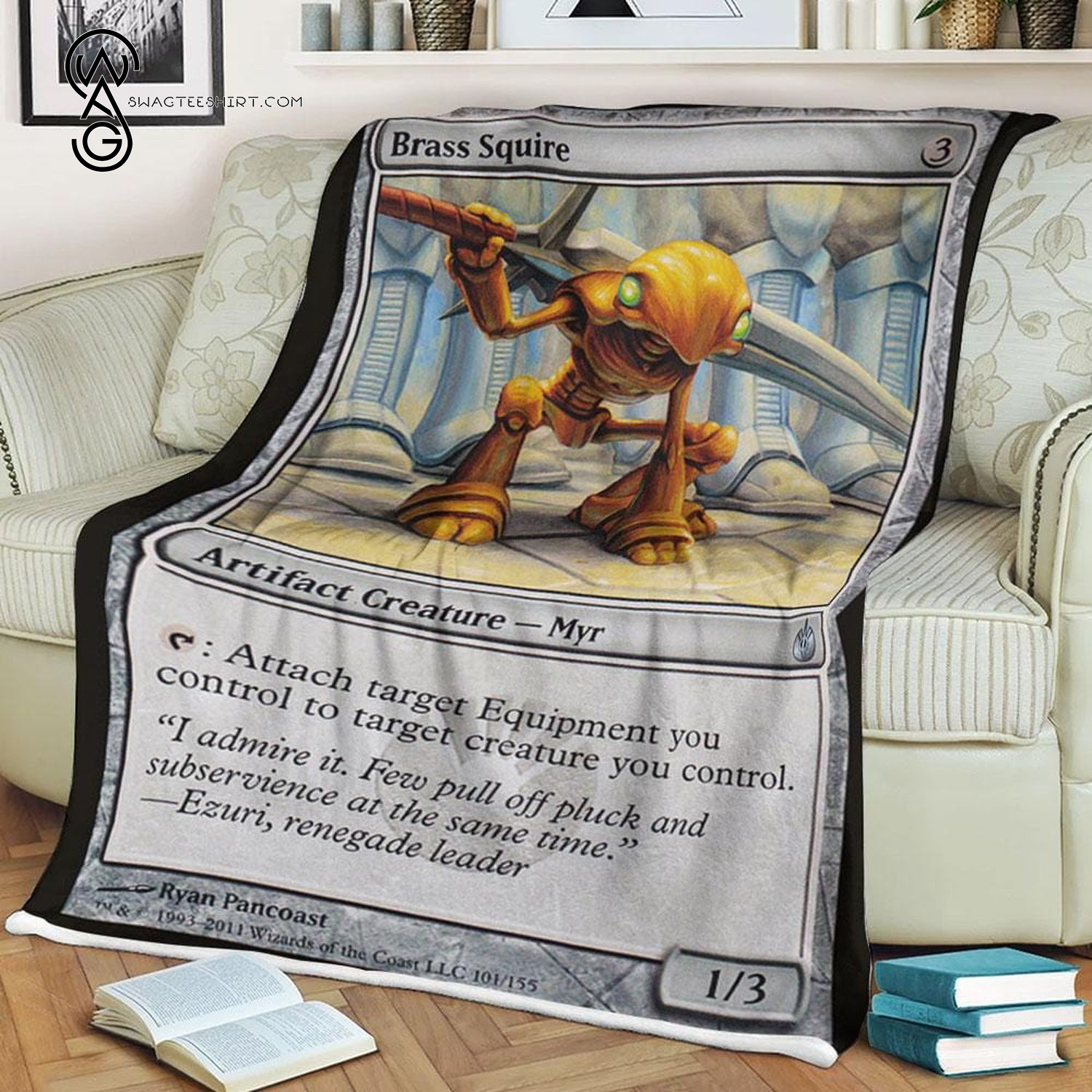 Game Magic The Gathering Brass Squire Blanket