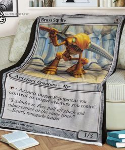 Game Magic The Gathering Brass Squire Blanket