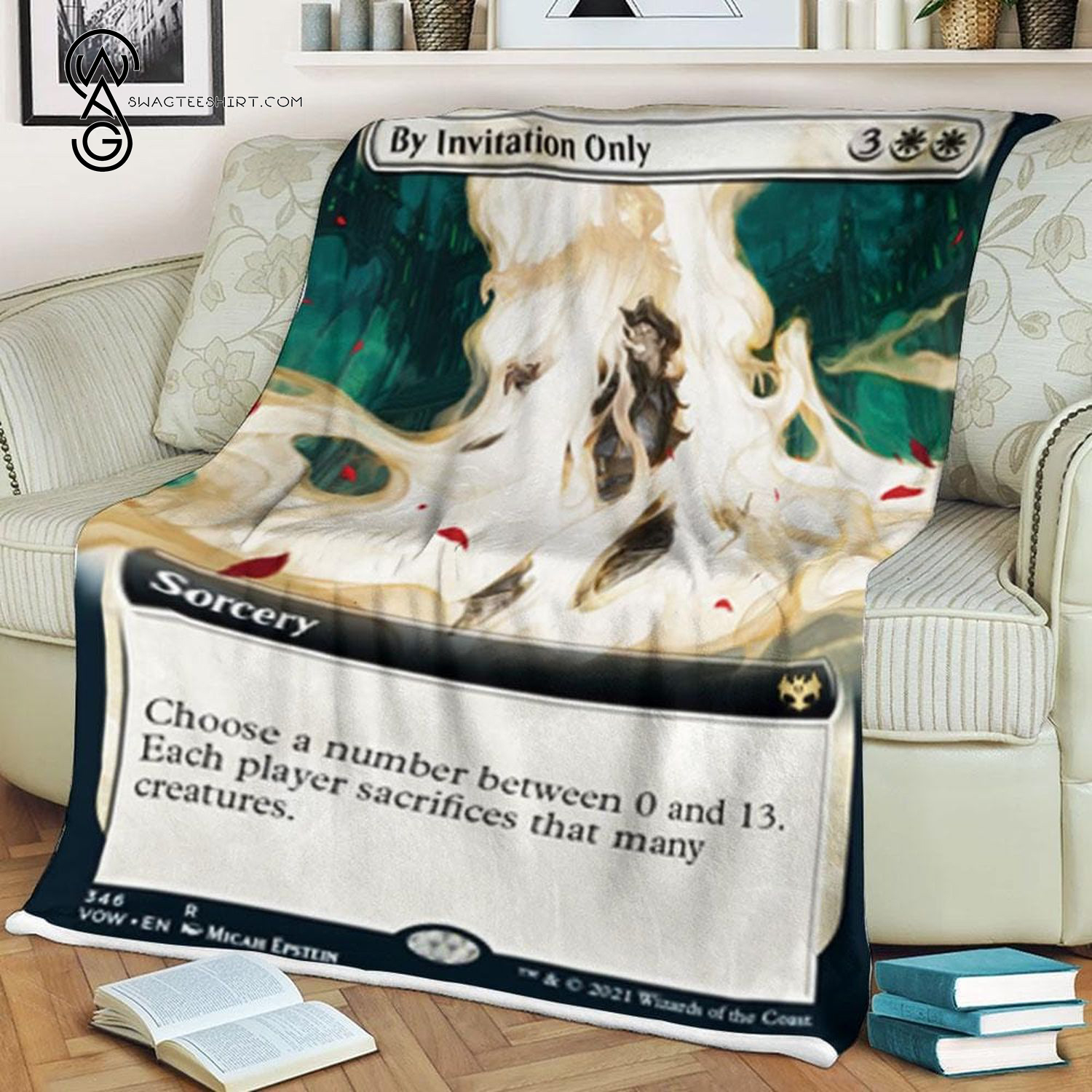 Game Magic The Gathering By Invitation Only Blanket