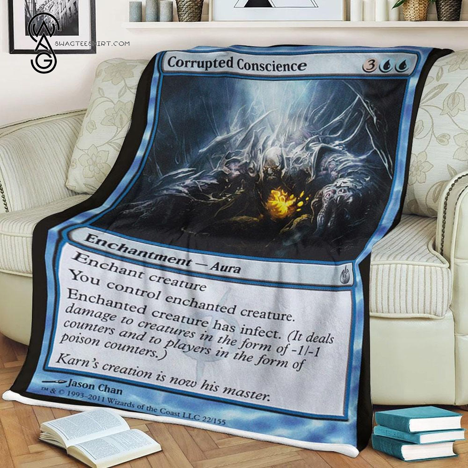 Game Magic The Gathering Corrupted Conscience Blanket