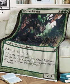 Game Magic The Gathering Glissa's Courier Blanket