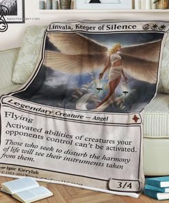 Game Magic The Gathering Linvala Keeper Of Silence Blanket