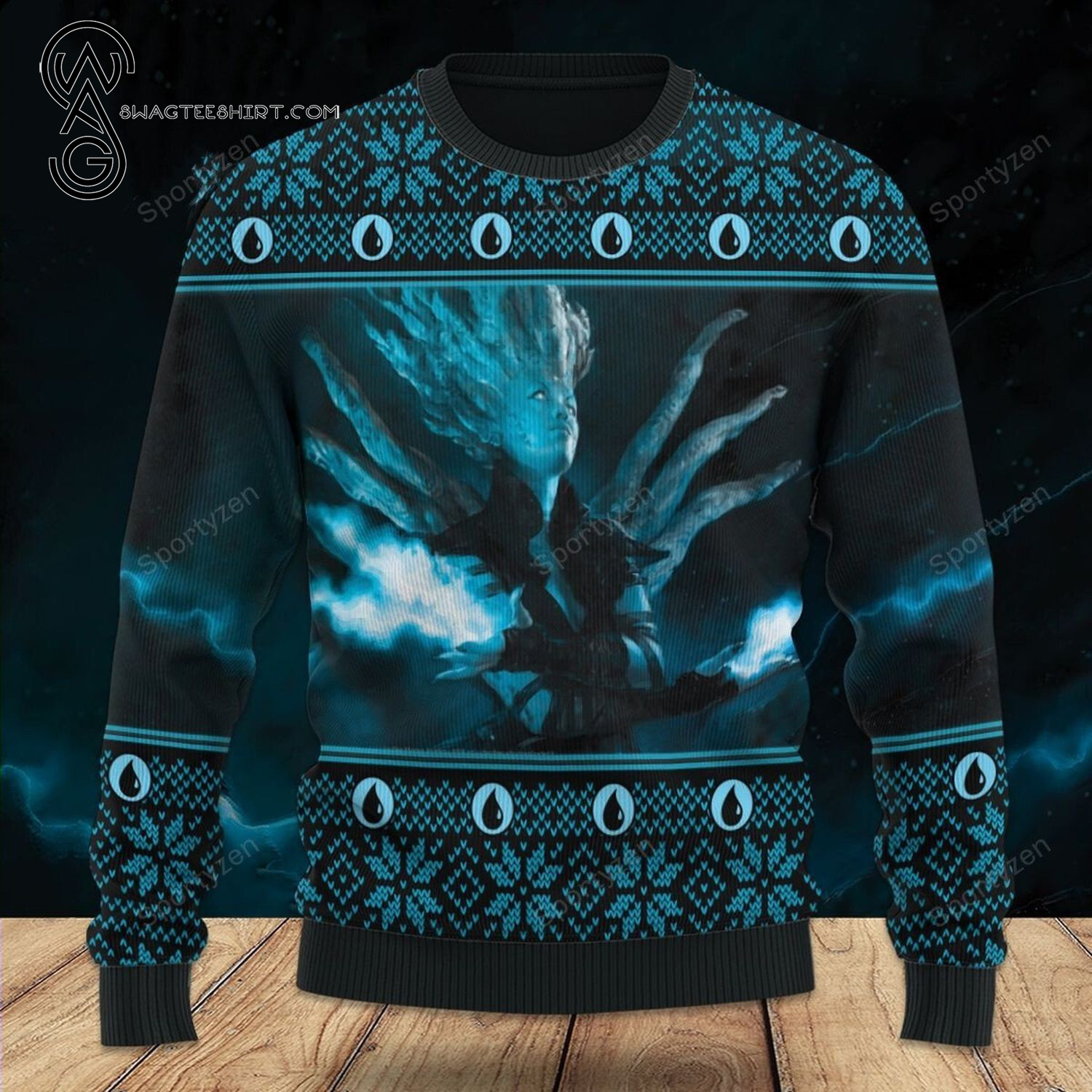 Game Magic The Gathering Mind's Dilation Ugly Christmas Sweater