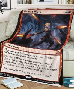 Game Magic The Gathering Nahiri's Wrath Blanket