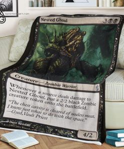 Game Magic The Gathering Nested Ghoul Blanket