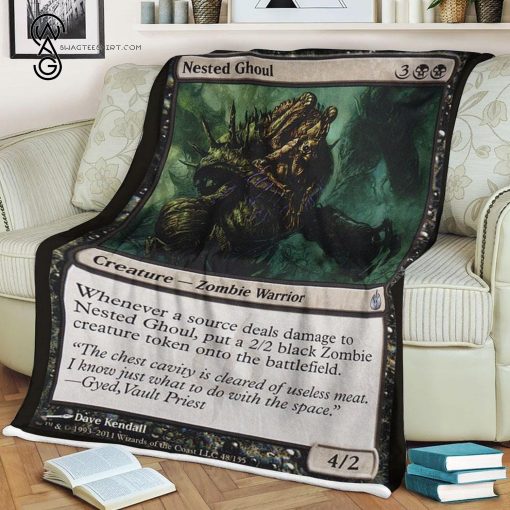 Game Magic The Gathering Nested Ghoul Blanket