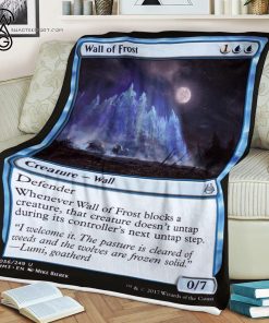 Game Magic The Gathering Wall Of Frost Blanket