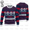 Jack Skellington New England Patriots Full Print Ugly Christmas Sweater