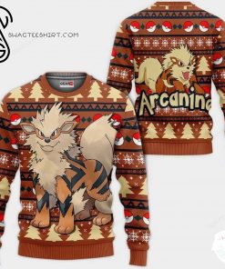 Pokemon Arcanine Full Print Ugly Christmas Sweater