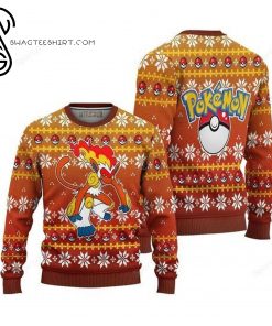 Pokemon Infernape Full Print Ugly Christmas Sweater