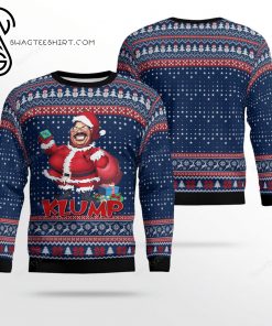 Santa Klump Full Print Ugly Christmas Sweater