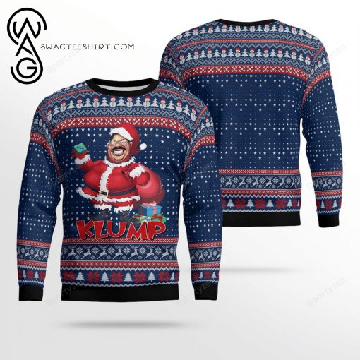 Santa Klump Full Print Ugly Christmas Sweater