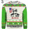 Trump 2024 I'll Be Back Full Print Ugly Christmas Sweater
