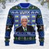 WWAX Alex Trebek Full Print Ugly Christmas Sweater
