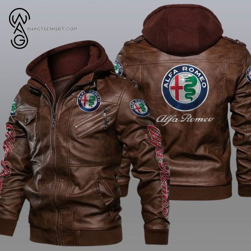 Alfa Romeo Sports Car Leather Jacket