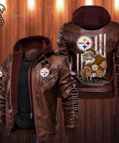 American Flag Pittsburgh Steelers Team Leather Jacket