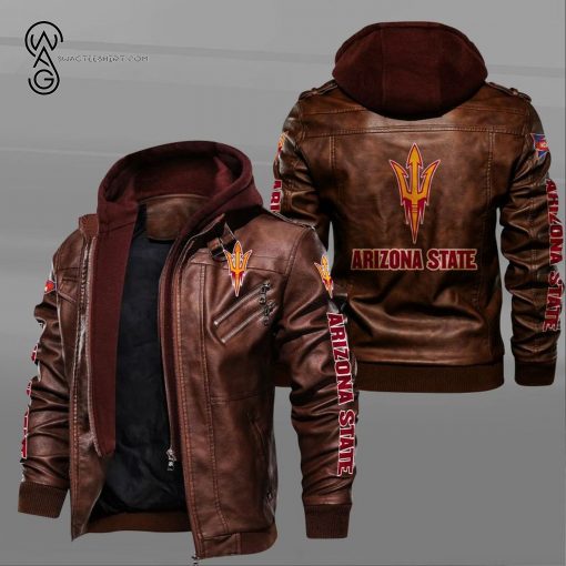 Arizona State Sun Devils Football Leather Jacket