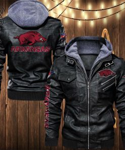 Arkansas Razorbacks Sport Team Leather Jacket