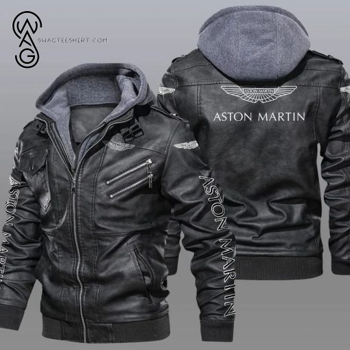 Aston Martin Sports Car Leather Jacket