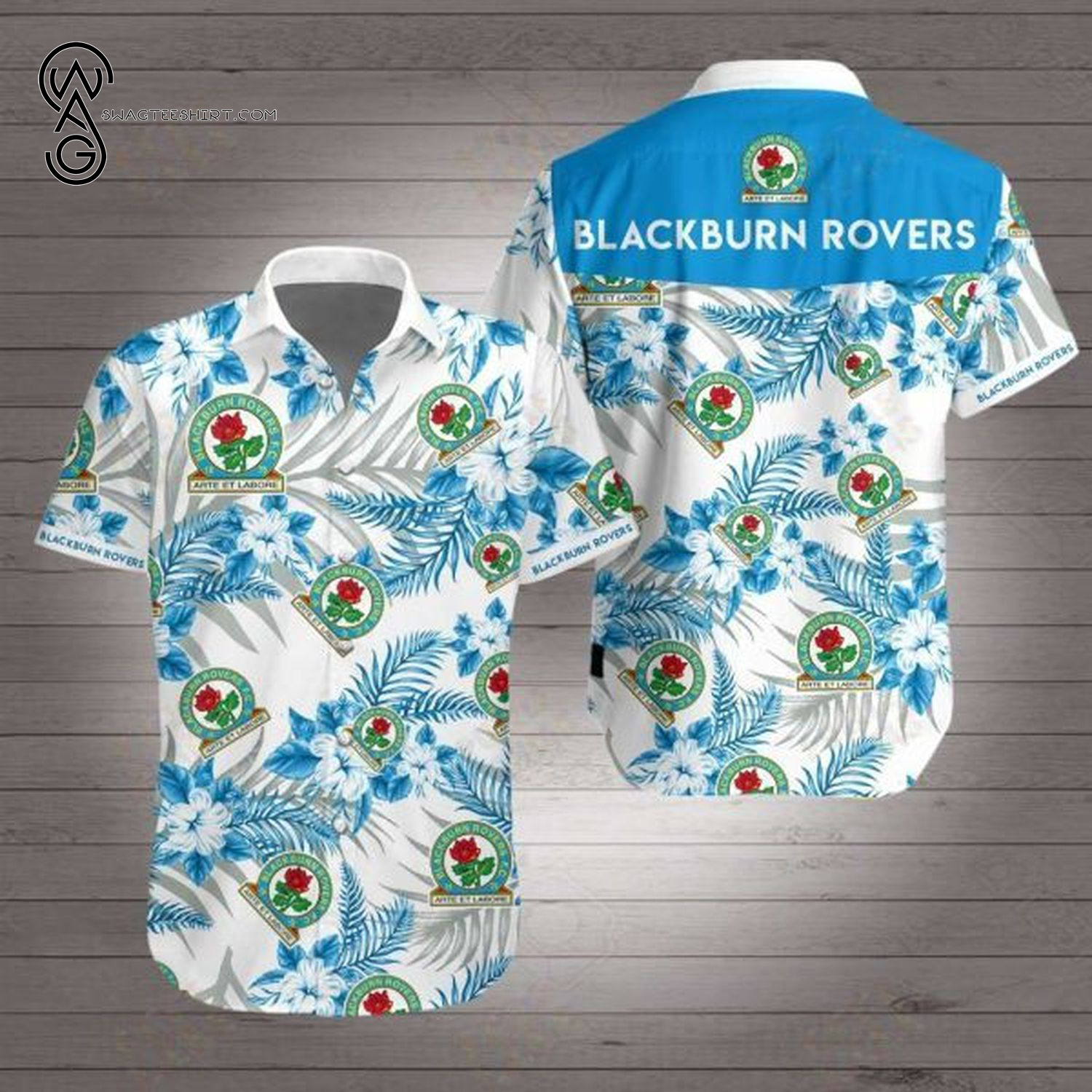 Blackburn Rovers Football Club Hawaiian Shirt