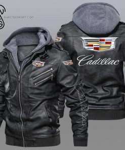 Cadillac Sports Car Leather Jacket