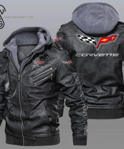 Chevrolet Corvette Sports Car Leather Jacket