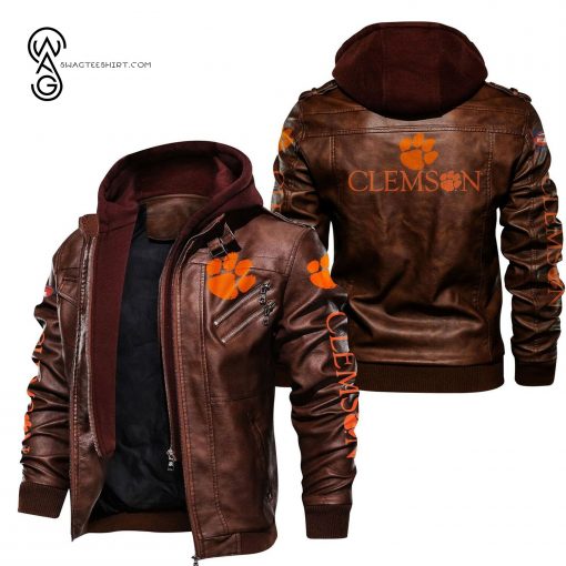 Clemson Tigers Sport Team Leather Jacket