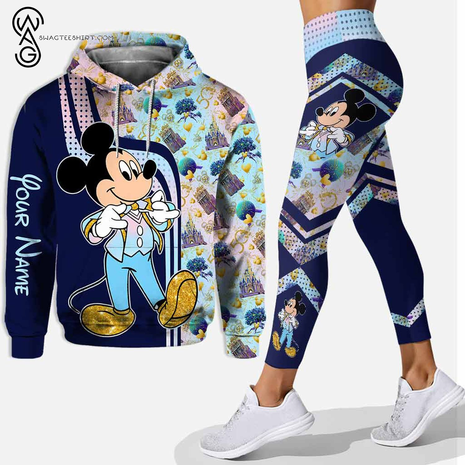 Custom 50 Years Of Magics Mickey Mouse Hoodie and Leggings
