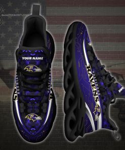 Custom Baltimore Ravens Sports Team Max Soul Shoes