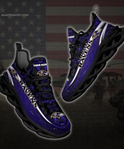 Custom Baltimore Ravens Sports Team Max Soul Shoes