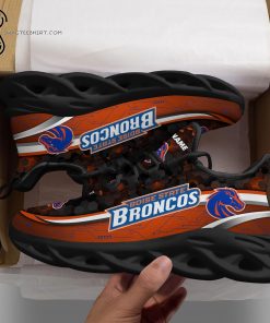 Custom Boise State Broncos Football Team Max Soul Shoes