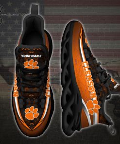 Custom Clemson Tigers Football Team Max Soul Shoes