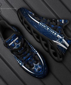 Custom Dallas Cowboys Sports Team Max Soul Shoes