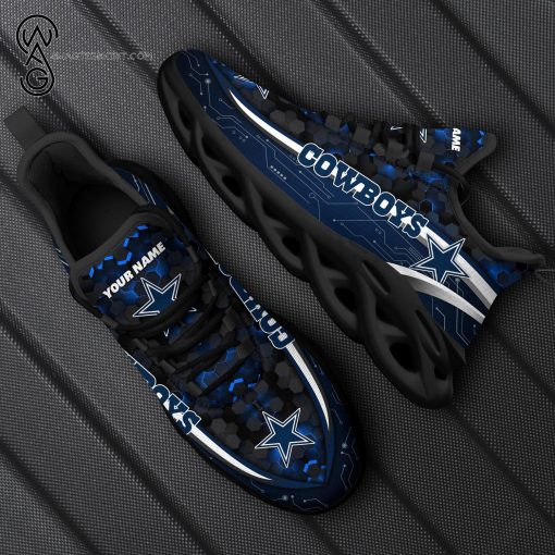 Custom Dallas Cowboys Sports Team Max Soul Shoes