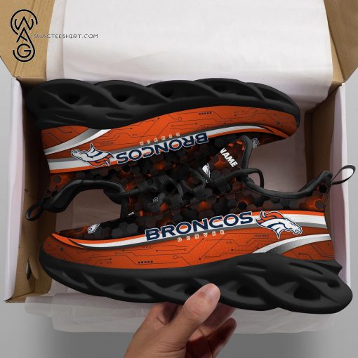 Custom Denver Broncos Sports Team Max Soul Shoes