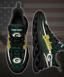 Custom Green Bay Packers Sports Team Max Soul Shoes