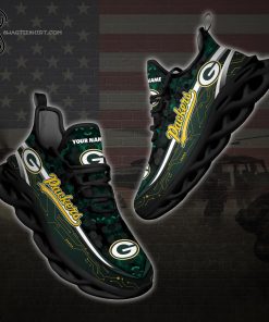 Custom Green Bay Packers Sports Team Max Soul Shoes