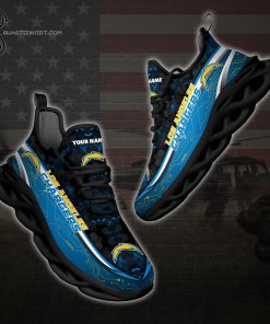 Custom Los Angeles Chargers Sports Team Max Soul Shoes