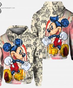 Custom Mickey Mouse Painting Hoodie and Leggings