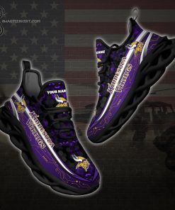 Custom Minnesota Vikings NFL Max Soul Shoes