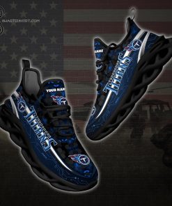 Custom Tennessee Titans NFL Max Soul Shoes