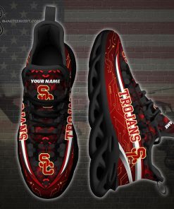 Custom USC Trojans Sports Team Max Soul Shoes