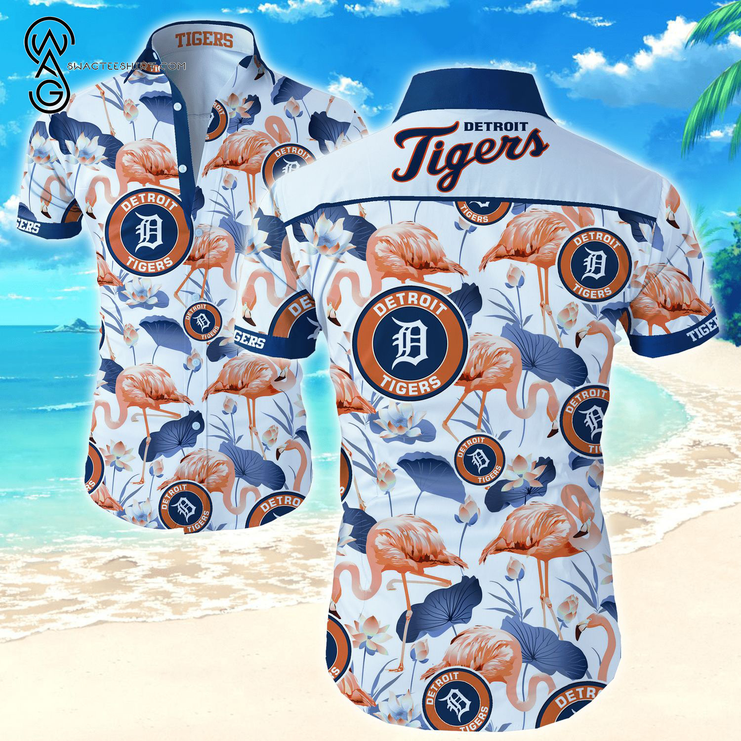 Detroit Tigers Sport Team Hawaiian Shirt
