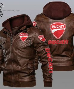Ducati Motorcycle Racing Leather Jacket