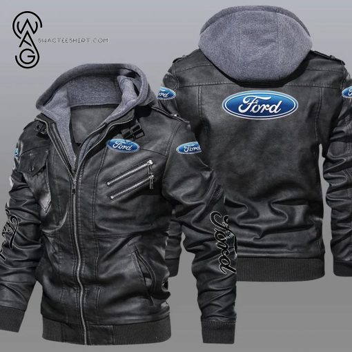 Ford Sports Car Leather Jacket