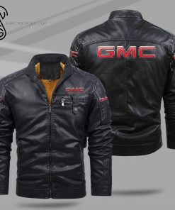 General Motors Truck Company Fleece Leather Jacket
