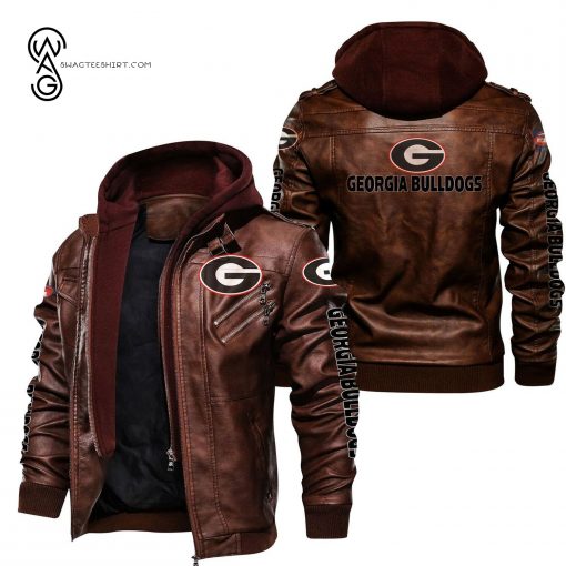 Georgia Bulldogs Sport Leather Jacket